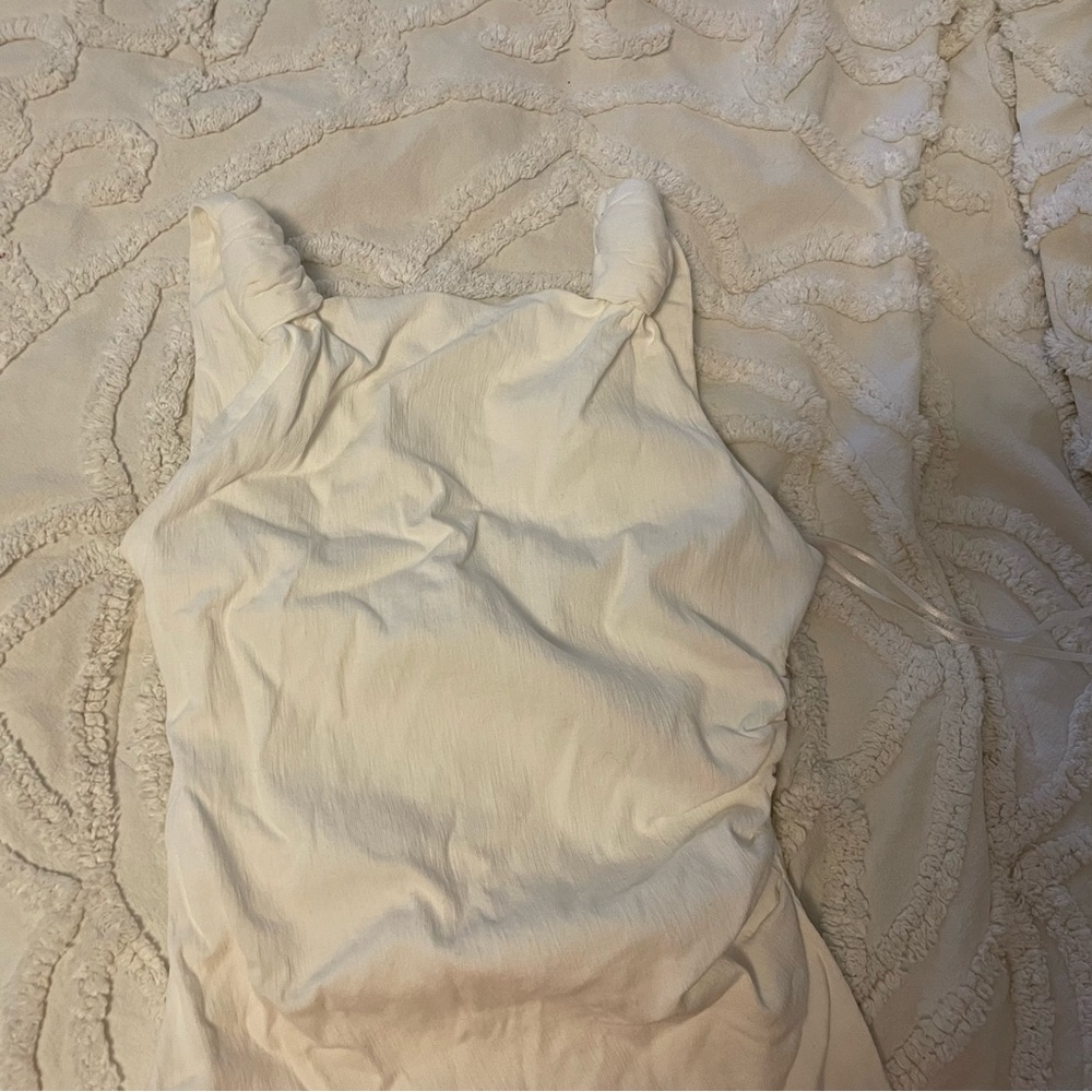 Zara white tank top